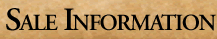 Sale Information